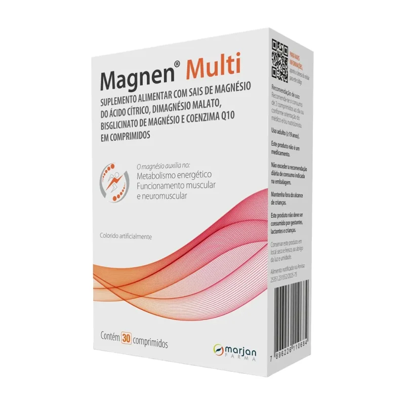 Magnen Multi, com 30 comprimidos