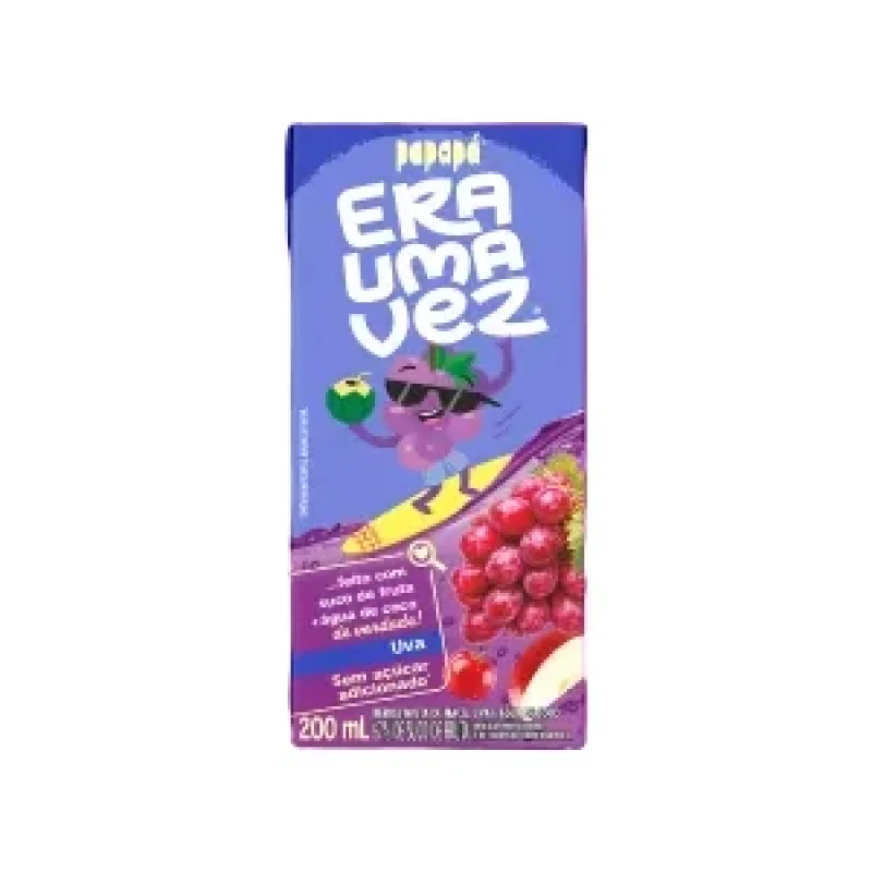 Bebida Era Uma Vez Uva com Água de Coco 200ml