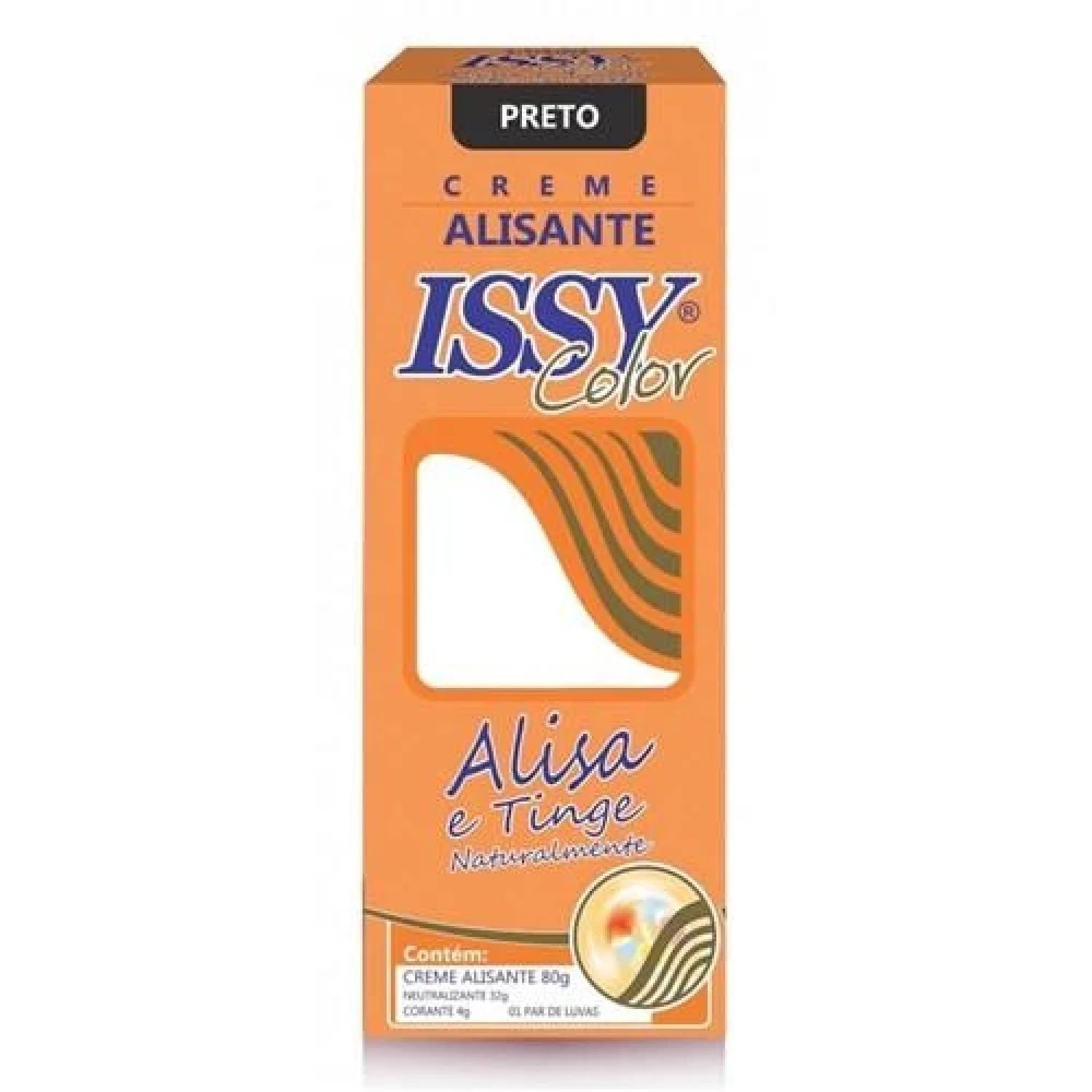 Creme Alisante Issy Color Preto 80g (1/1)