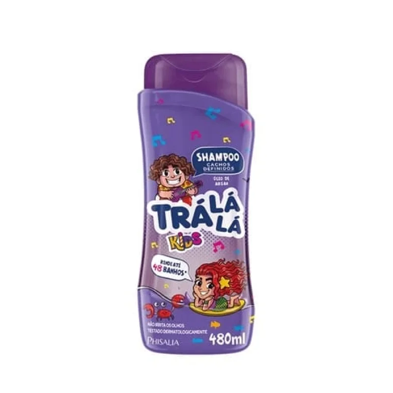 Trá Lá Lá Kids Shampoo Eu Amo Cachos 480ml