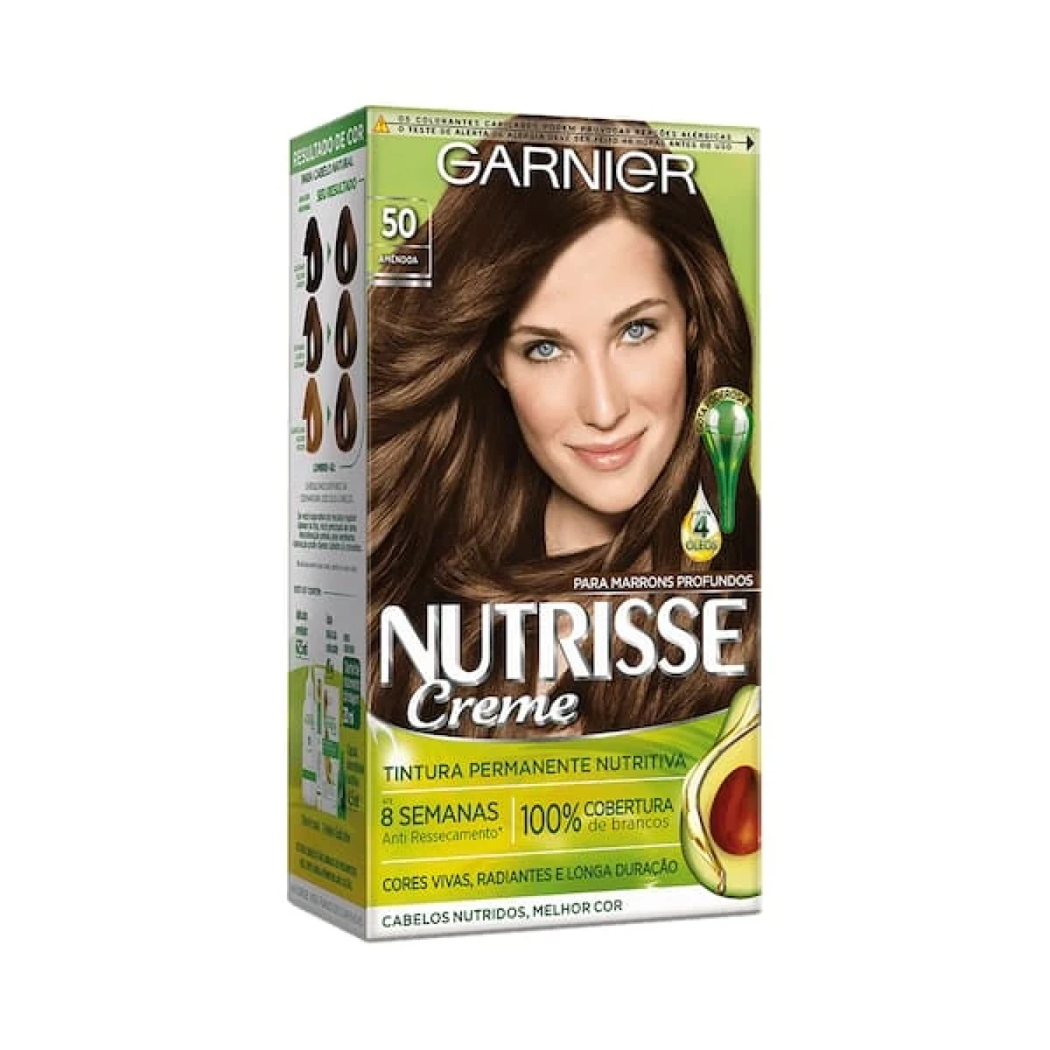 Garnier Nutrisse Creme Tintura Nº 50 Amêndoa 1 Unidade (1/1)