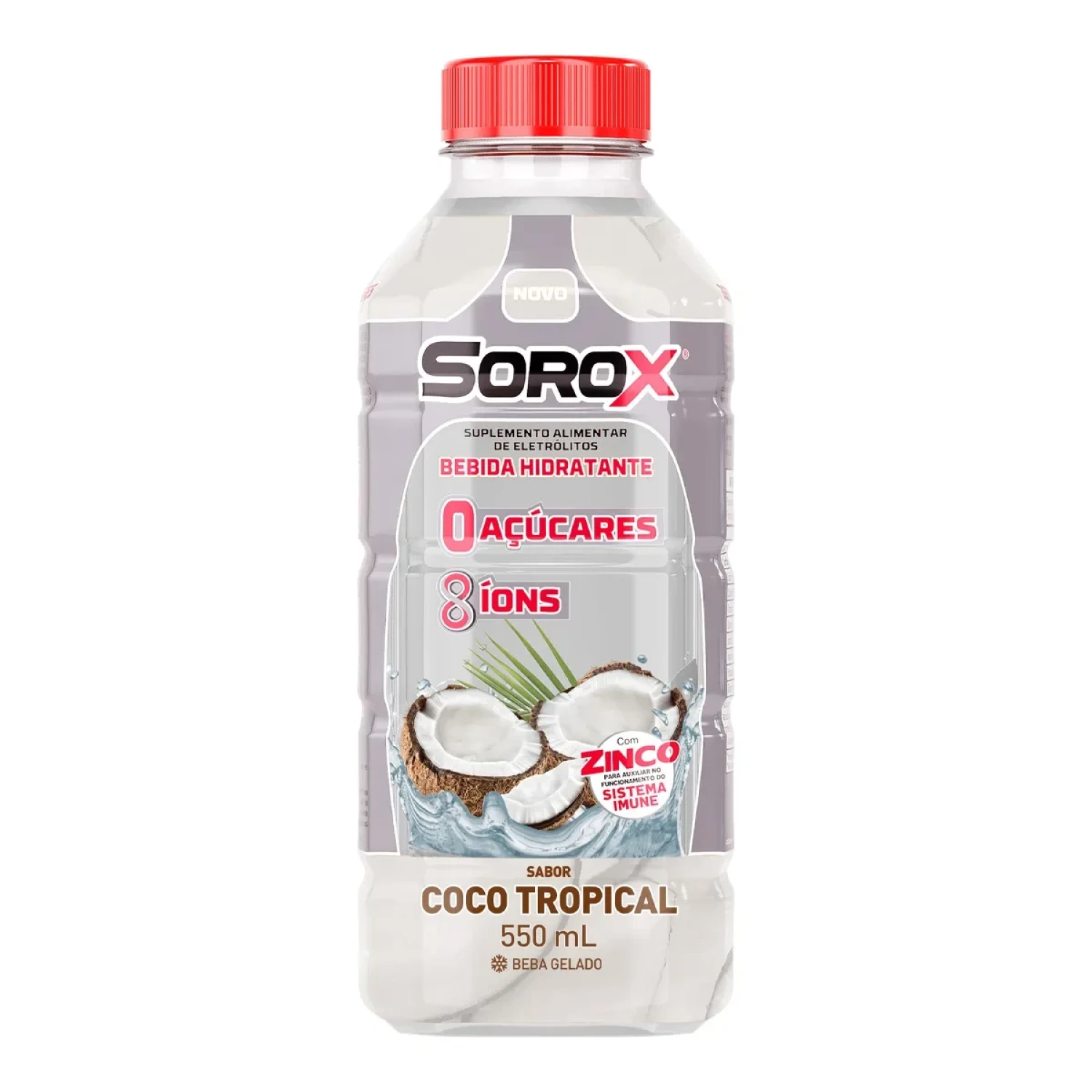Bebida Hidratante Sorox Coco Tropical 550ml (1/1)