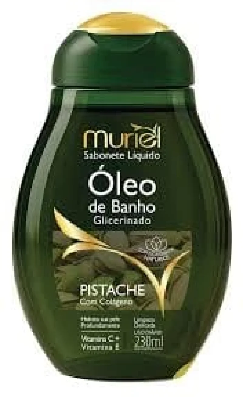 Óleo de Banho Muriel Pistache com Colágeno 230ml