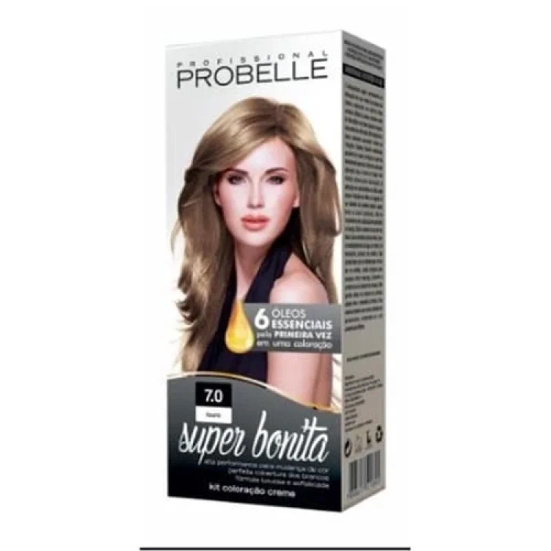 Probelle Super Bonita Tintura Profissional nº 7.0 Louro Médio