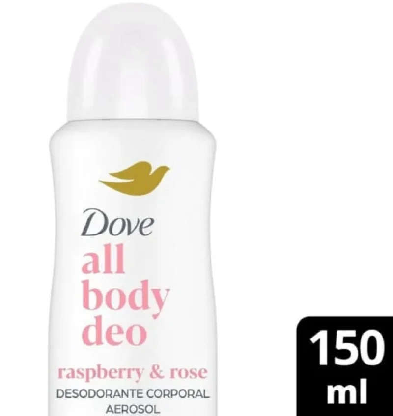 Dove Desodorante Aerosol 0% Alumínio Raspberry & Rose 86g