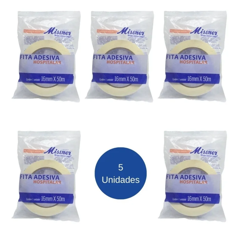Fita Adesiva Hospitalar Missner Branca 50m