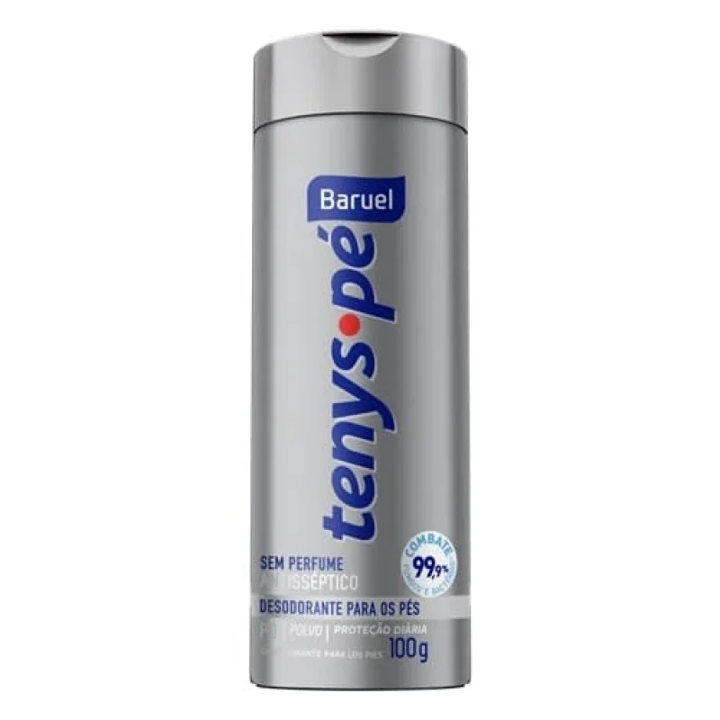 Talco Tenys Pé sem Perfume 100g