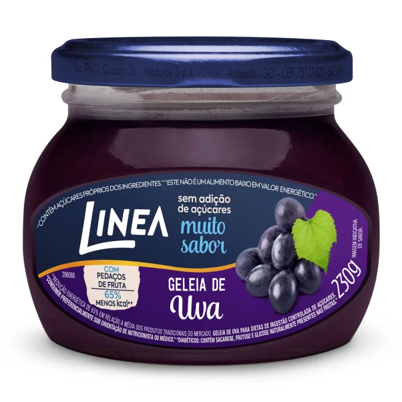 Geleia de Uva Linea Sem Adição de Açúcar 230g