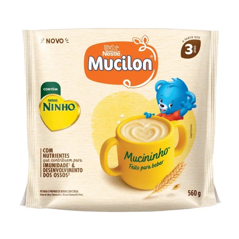 Cereal Infantil Mucilon Mucininho 3+ anos 560g