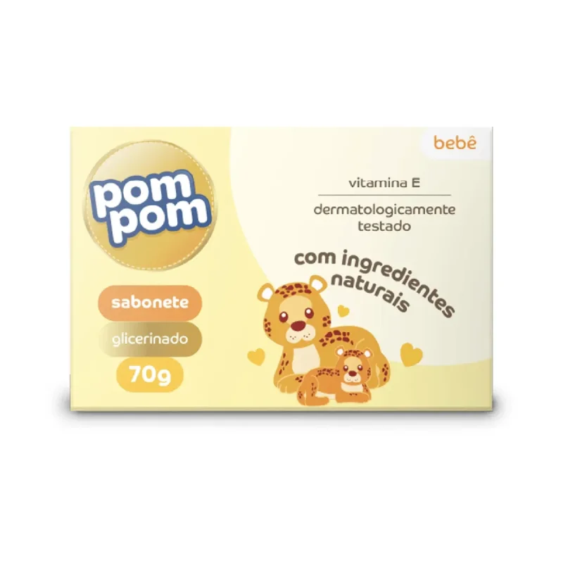 Sabonete Pom Pom Glicerinado 70g