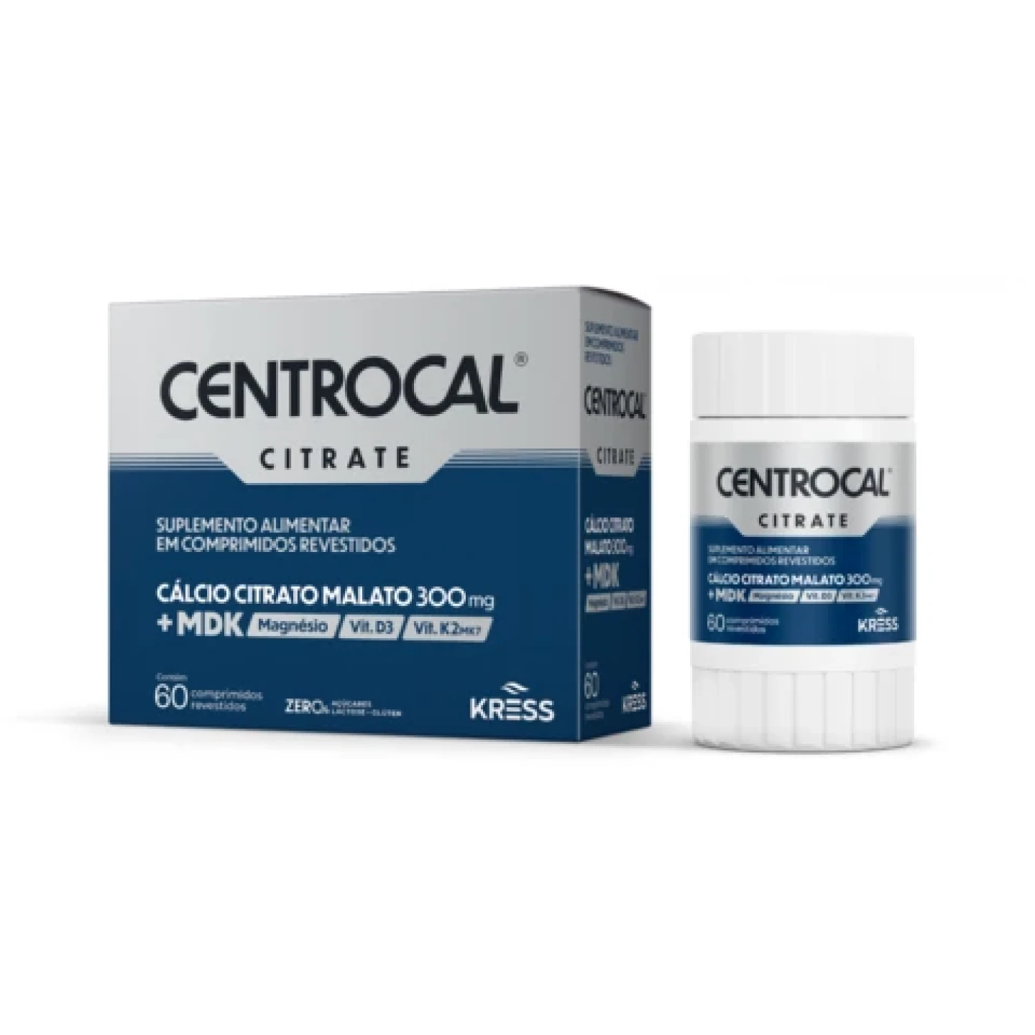 Centrocal Citrate MDK Kress, com 60 comprimidos (1/1)