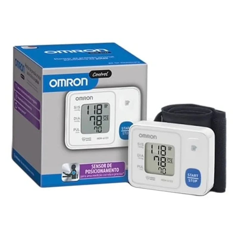 Aparelho de Pressão de Pulso Omron Control HEM-6124