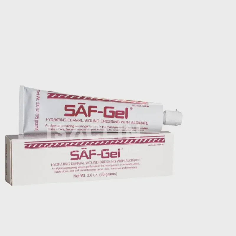 Curativo Hidrogel Saf-Gel com Alginato de Cálcio e Sódio 85g