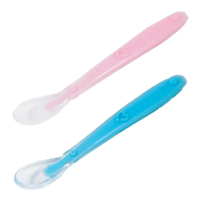 Colher de Silicone Buba Baby 6+ meses, sortida com 1 unidade