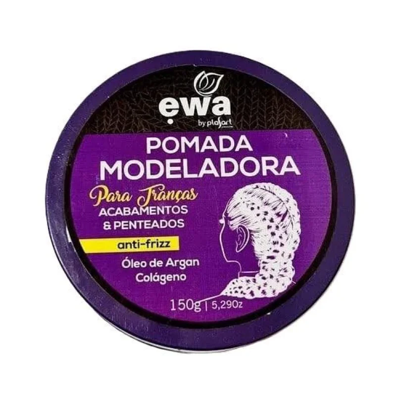 Pomada Modeladora Ewa para Tranças Anti-frizz 150g