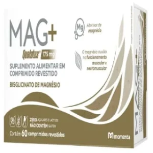 Mag+ Quelatus 175mg Momenta, com 60 comprimidos revestidos