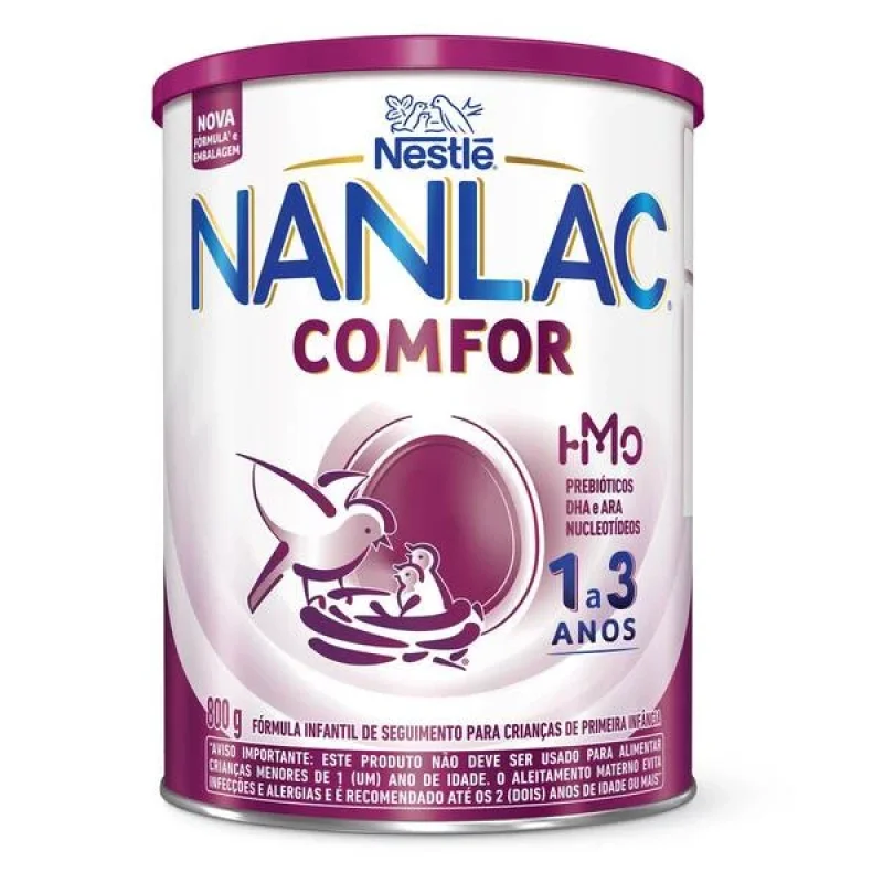 Fórmula Infantil Nanlac Comfor 3 1 a 3 anos 800g