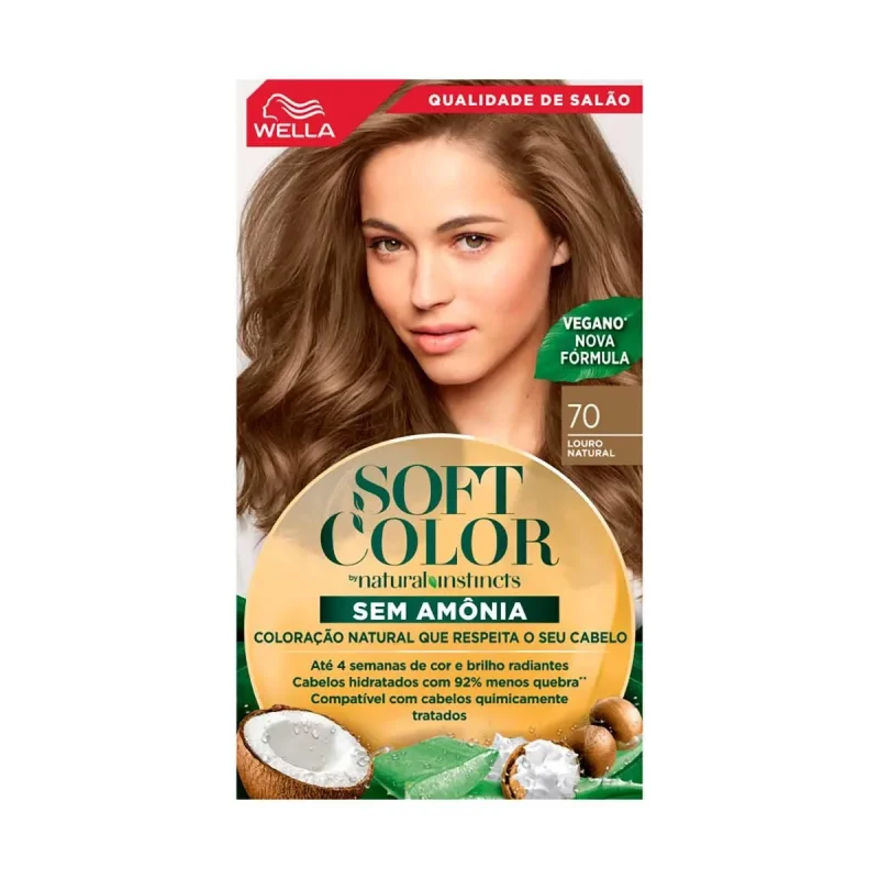 Tonalizante Wella Soft Color 70 Louro Natural