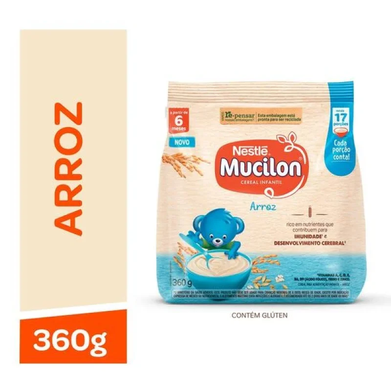 Cereal Infantil Mucilon Arroz 360g