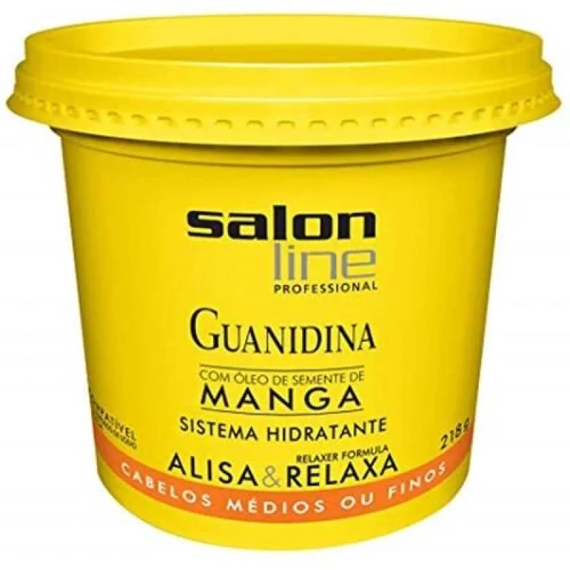 Guanidina Salon Line Óleo Semente de Manga Regular 218g