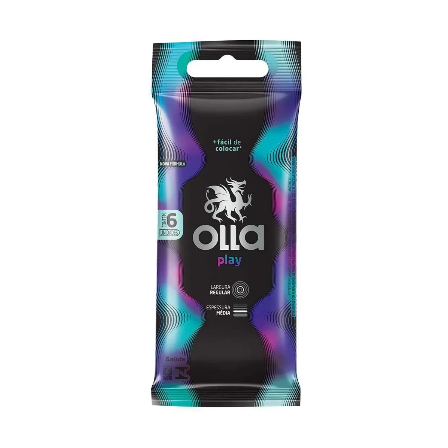 Preservativo Olla Play, com 6 unidades (1/1)
