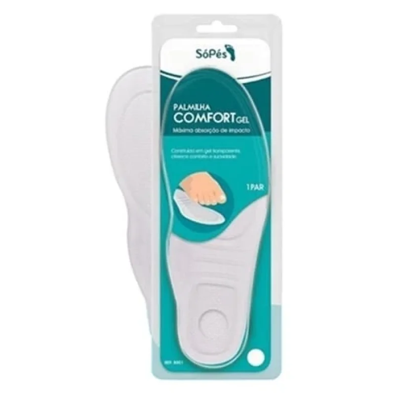 Só Pés Palmilha Comfort Gel Dry nº 41/42 1 Par