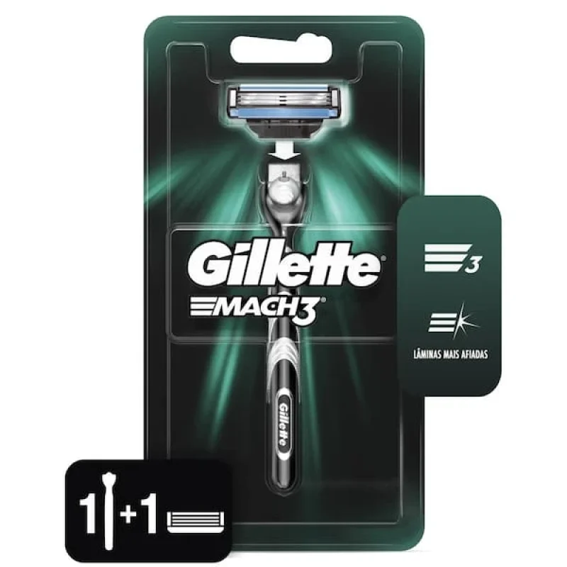 Aparelho de Barbear Gillette Mach 3