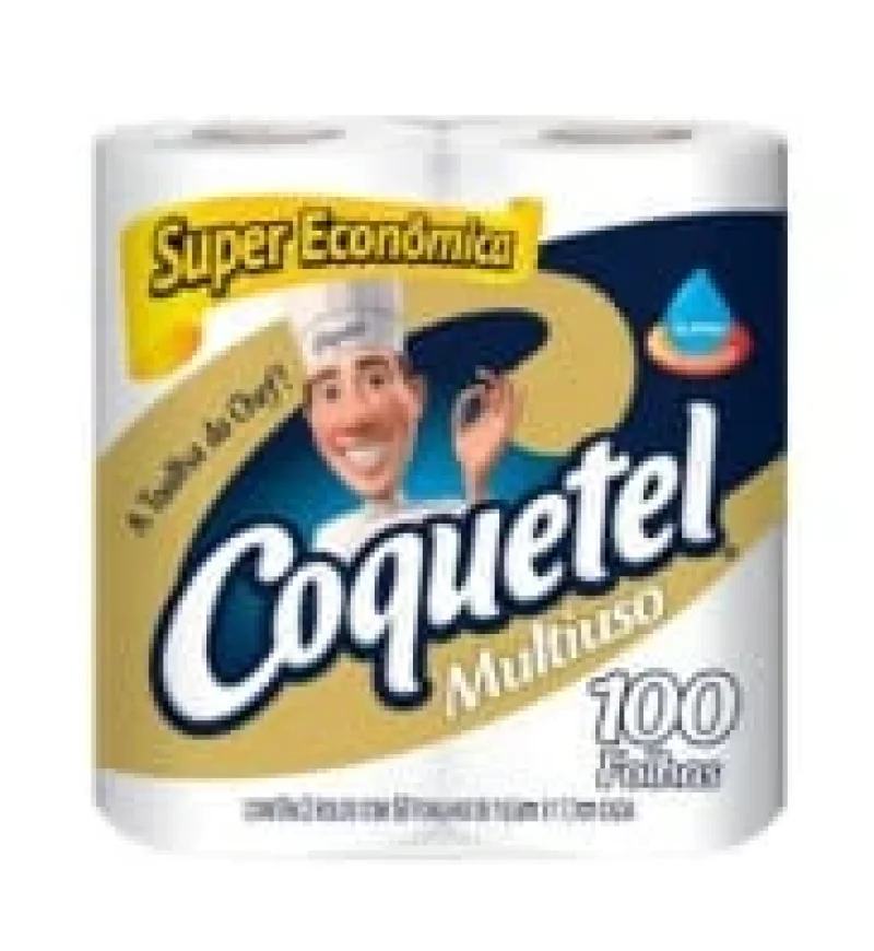 Coquetel Toalha de Papel 100 Folhas