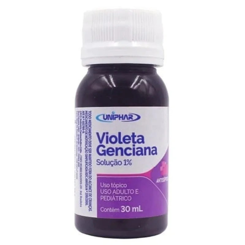 Violeta Genciana Uniphar 1% Solução 30ml