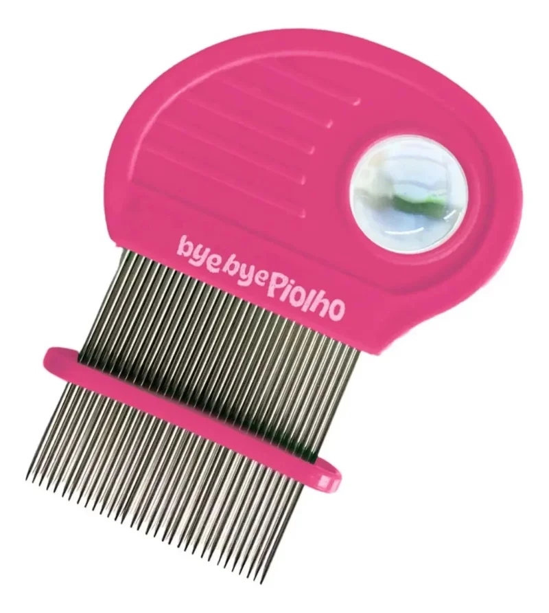 PENTE PIOLHO AÇO - rosa ref 544