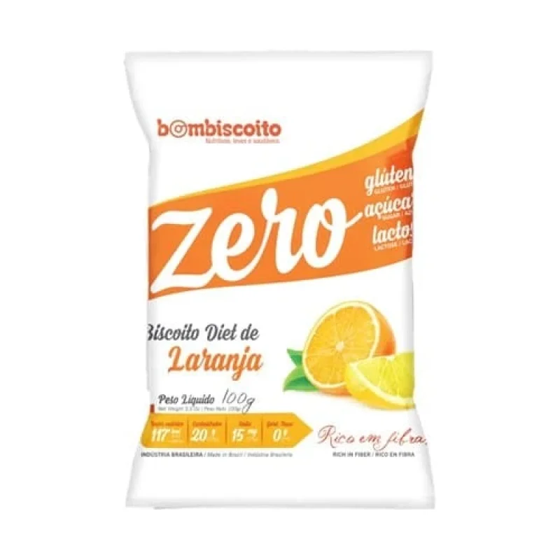 BISCOITO BOMBISCOITO - 100g laranja
