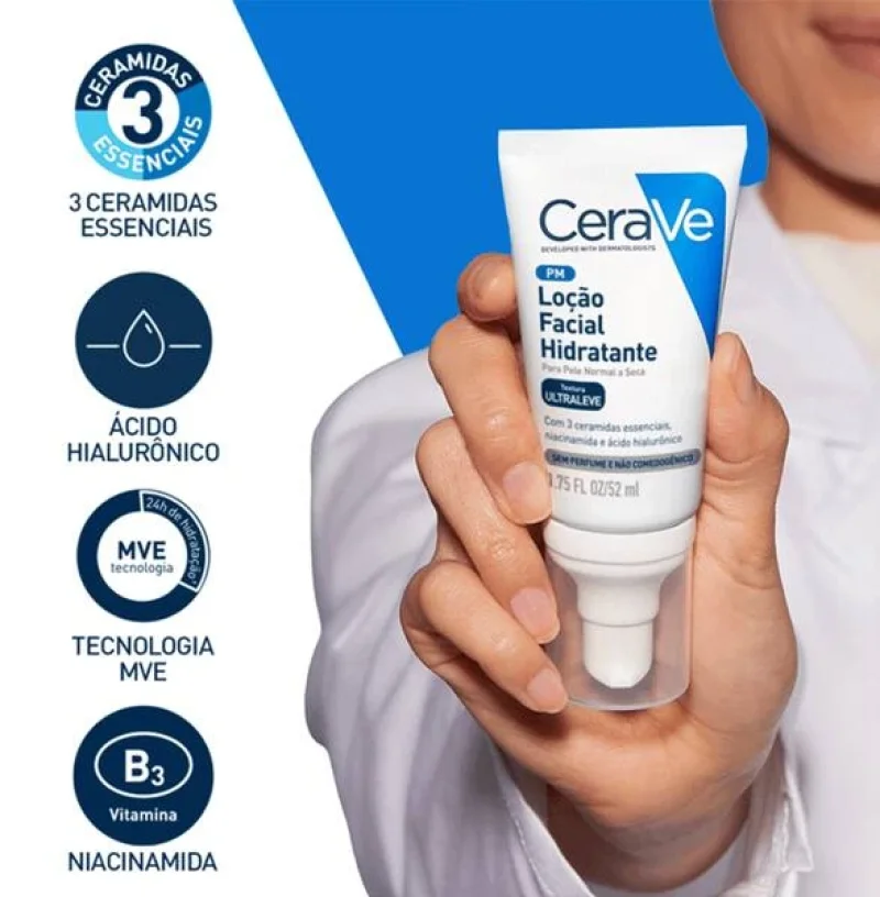 Loção Hidratante Facial CeraVe 52ml