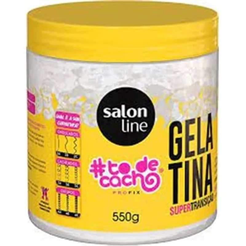 Gelatina Capilar Salon Line Tô de Cachos Super Transição 550g
