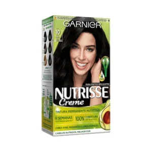 Tintura Garnier Nutrisse Creme 10 Preto Ônix