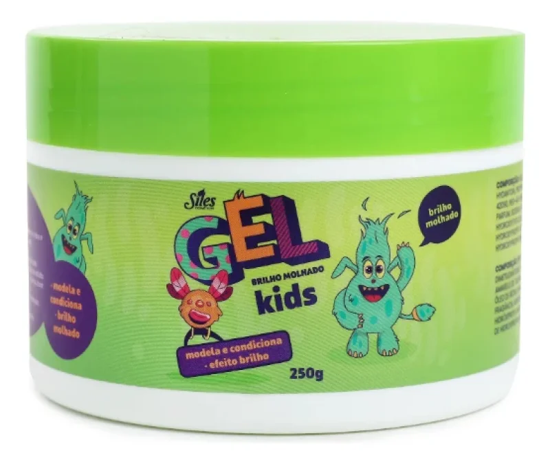 Siles Gel Kids Brilho Molhado 250g