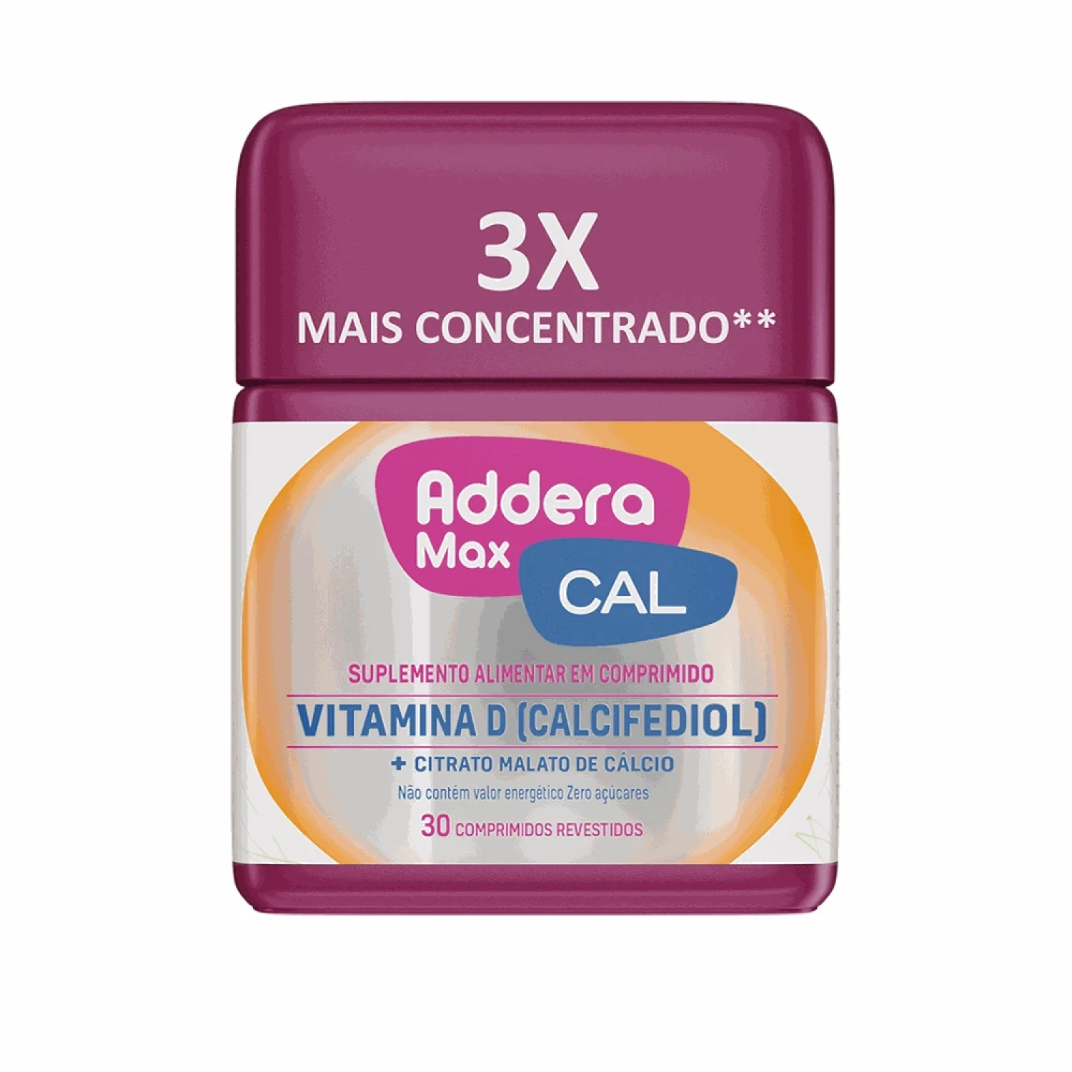 Addera Max Cal 500mg, com 30 comprimidos revestidos (1/1)