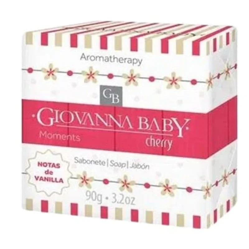 Giovanna Baby Moments Sabonete em Barra Vegano Cherry 90g