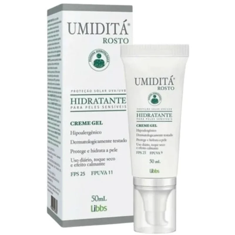 Umiditá Gel Hidratante Facial FPS 25 50ml