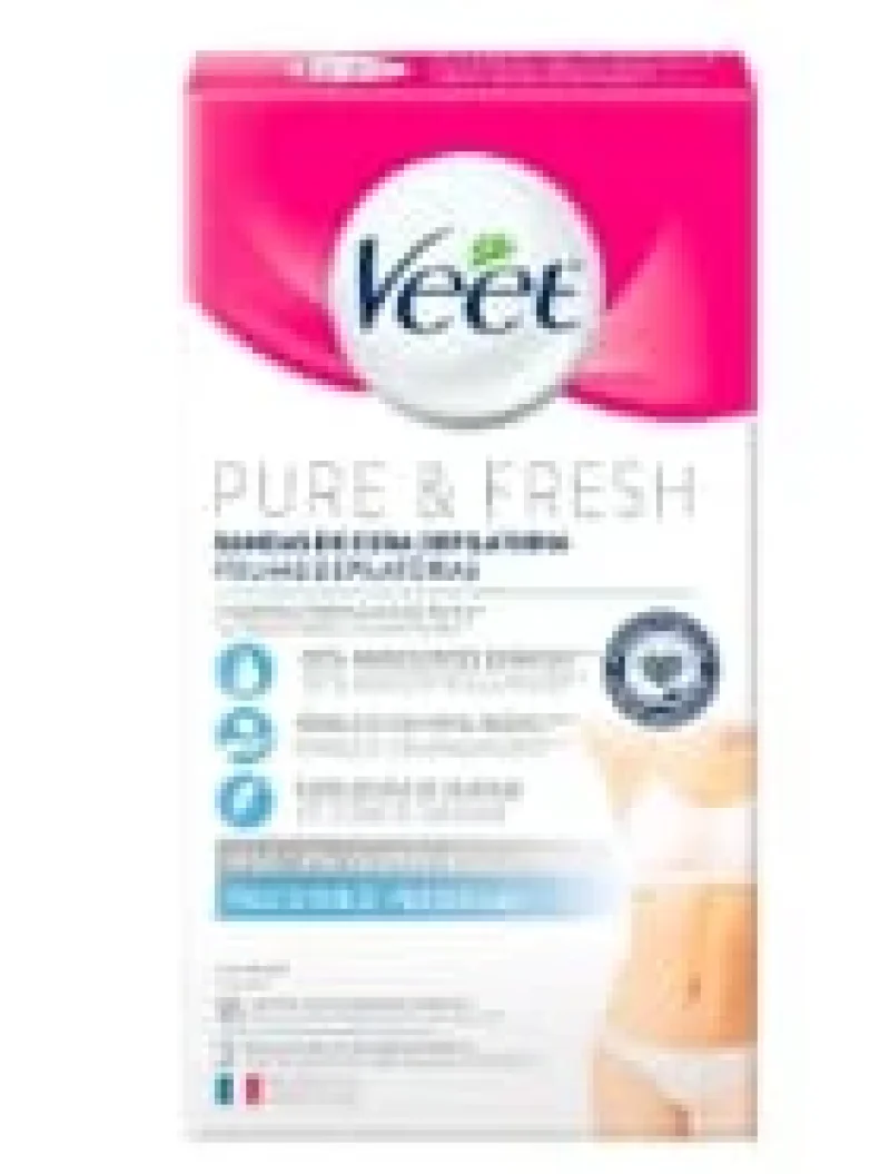 Veet Folhas Depilatórias para Virilha e Axila 16 Unidades