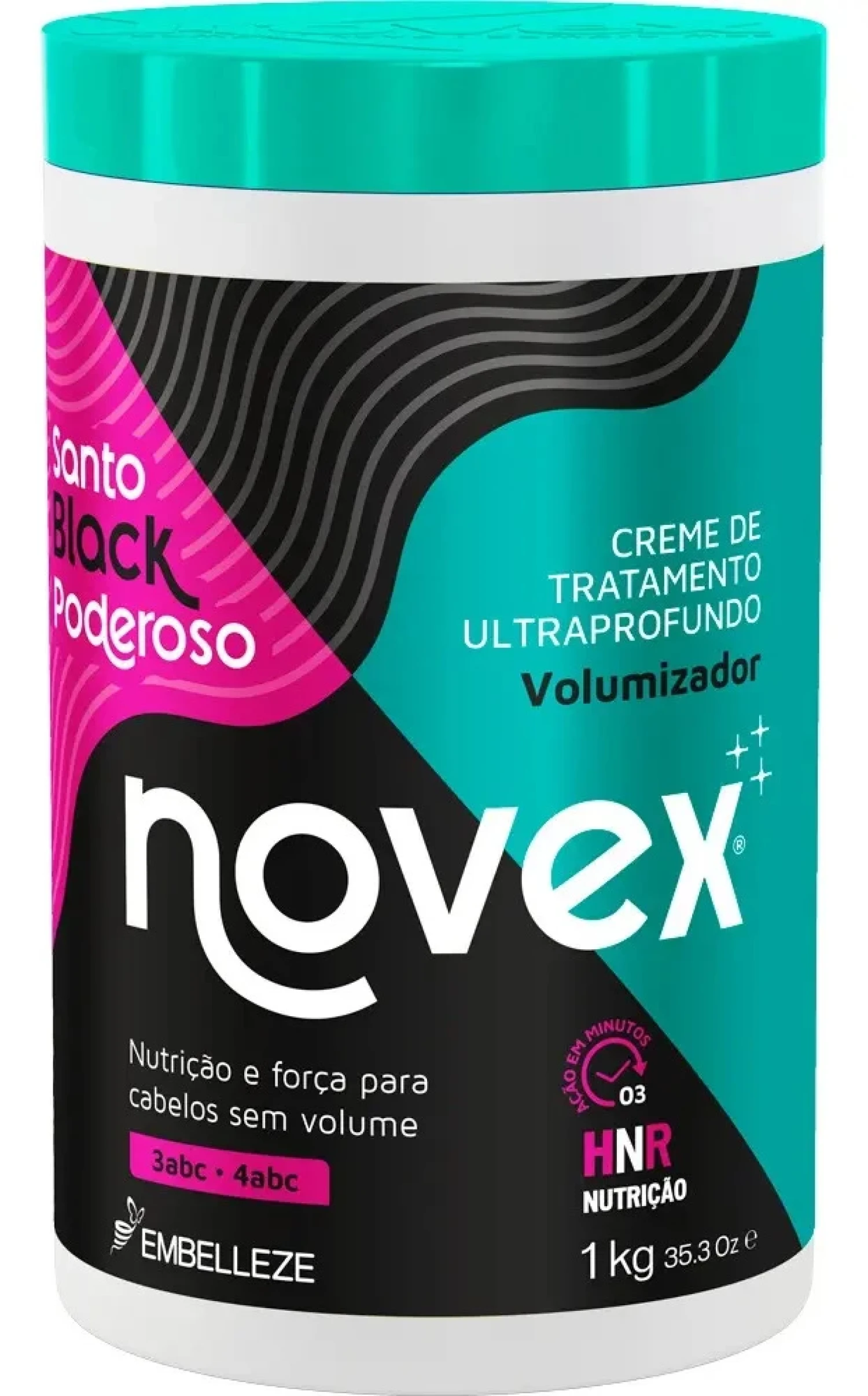 CREME DE TRATAMENTO NOVEX - 1kg cachos santo (1/1)