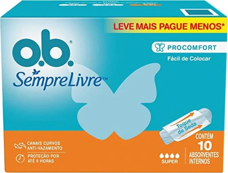 Absorvente Interno Ob Super 10 unidades