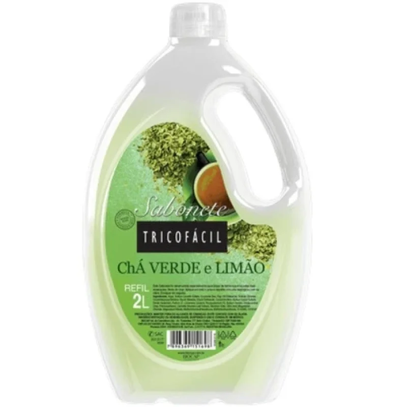 Tricofácil Sabonete Líquido Chá Verde e Limão Refil 2L