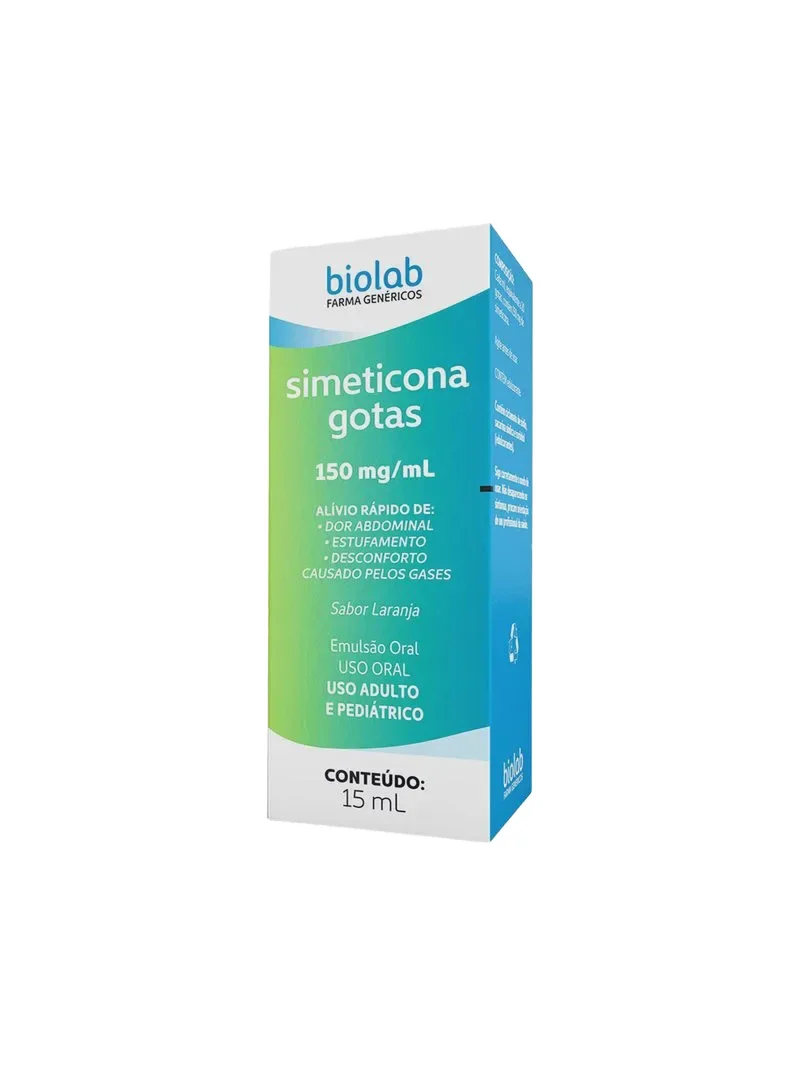 Simeticona Biolab 150mg/ml Gotas 15ml