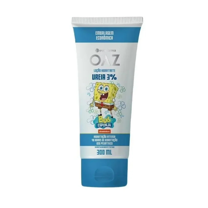 Loção Hidratante Infantil Oaz Ureia 3% Bob Esponja 300ml