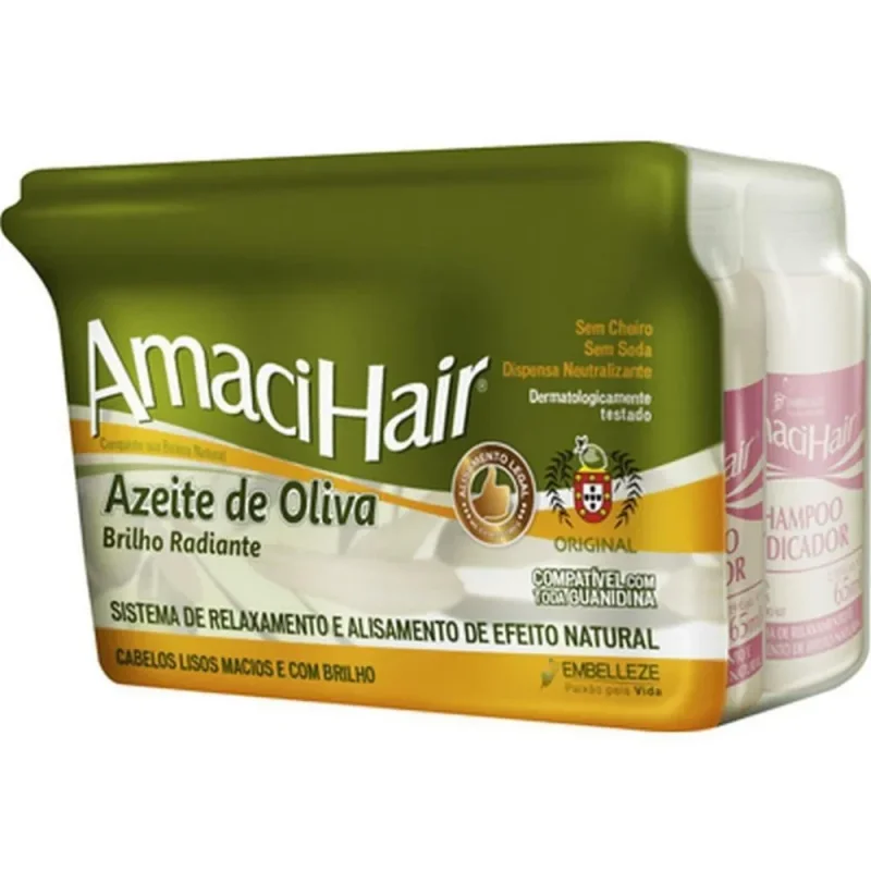 Creme Relaxante AmaciHair Azeite de Oliva 220g