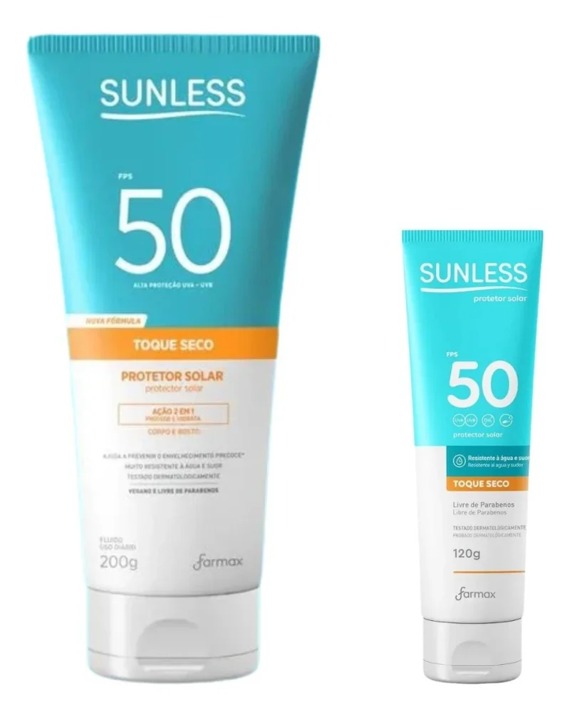 Kit Protetor Solar Corporal Sunless FPS 50 200g + 120g