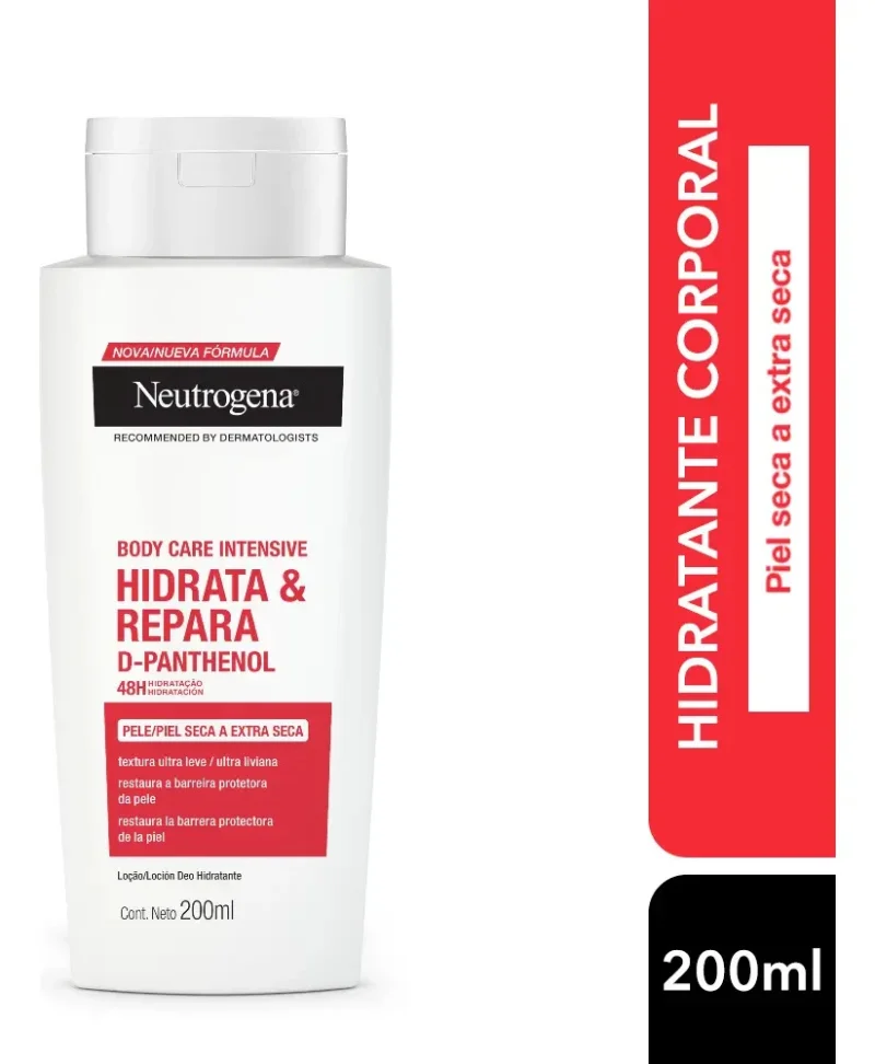 Hidratante Corporal Neutrogena Body Care Intensive Hidrata e Repara 200mL