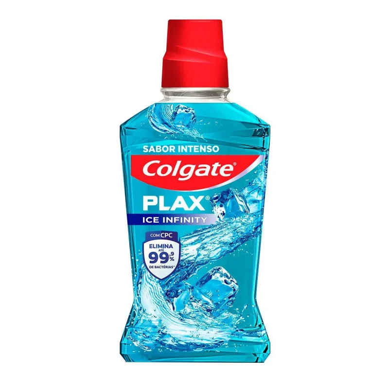 Enxaguante Bucal Colgate Plax Ice Infinity sem Álcool 250ml