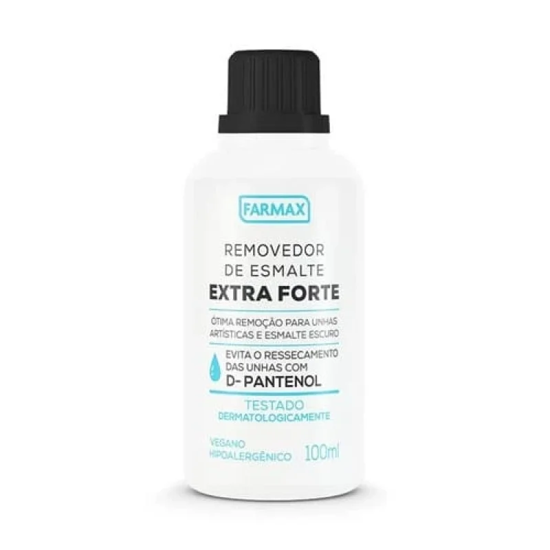 Removedor de Esmalte Farmax Extra Forte 100ml