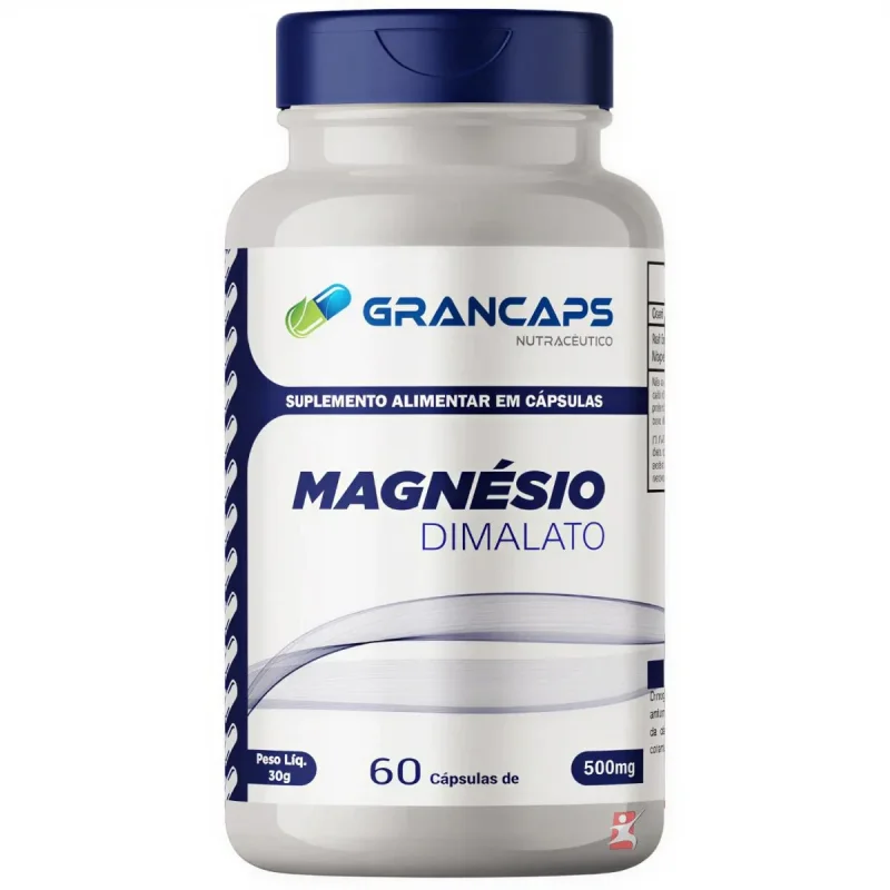 Magnesio Dimalato 500mg 60 Cápsulas